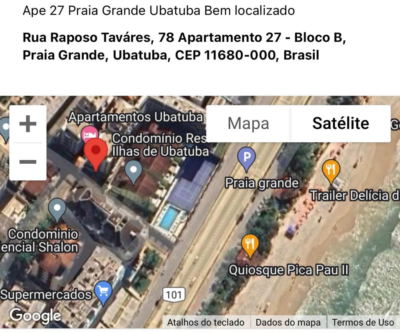 Ape 27 Praia Grande Ubatuba Bem Localizado Exterior foto